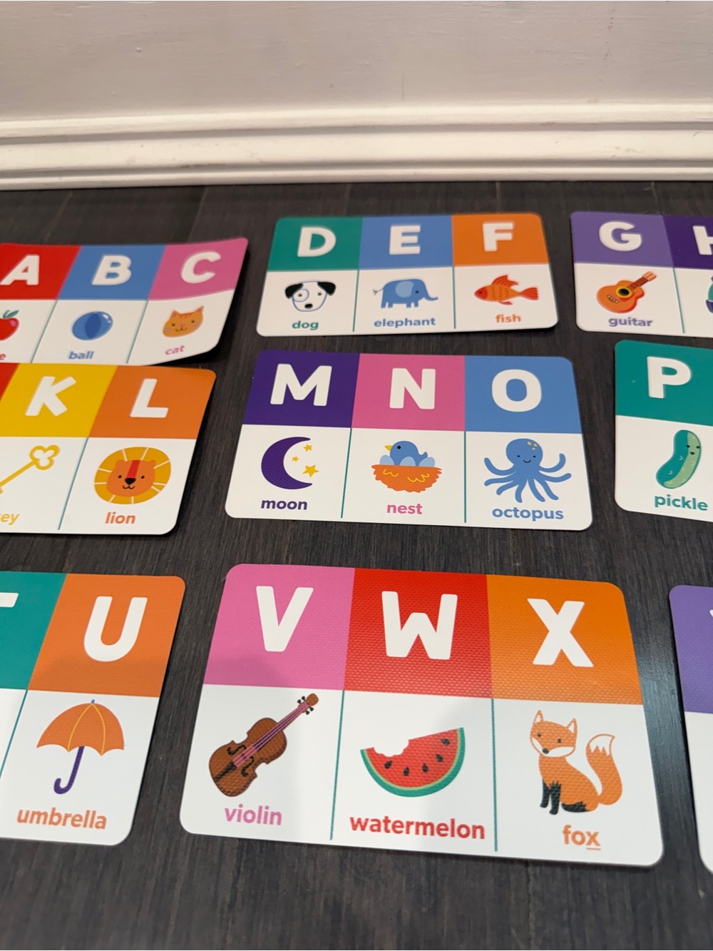 Ms Rachel Colorful Alphabet Numbers Flash Cards for Kids Learning Set - Picture 3 of 9